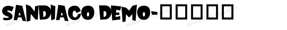 SANDIACO DEMO字体转换